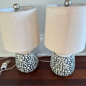 Target Blue/White Medium Ceramic Table Lamp